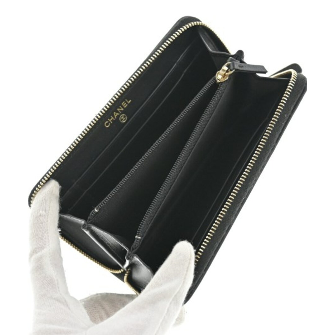 CHANEL - CHANEL シャネル 財布・コインケース - ベージュx黒 CHANEL - CHANEL シャネル 財布・コインケース - ベージュx黒