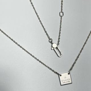 GUCCI - GUCCI グッチ ネックレス GGランニング ペンダント GUCCI - GUCCI グッチ ネックレス GGランニング ペンダント