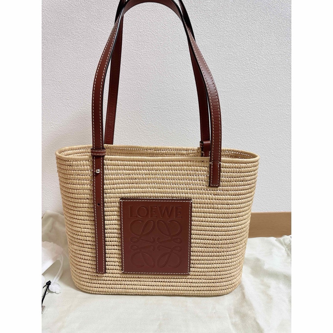 LOEWE - 美品 LOEWE スクエア バスケットバッグ スモール LOEWE - 美品 LOEWE スクエア バスケットバッグ スモール