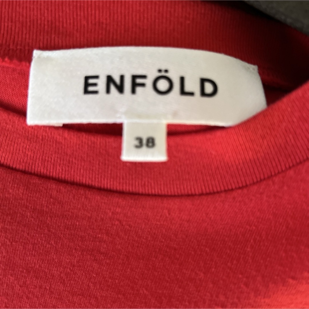 ENFOLD - エンフォルド エンフォルドWASHABLE HEXAGON T-SHIRTの ENFOLD - エンフォルド エンフォルドWASHABLE HEXAGON T-SHIRTの
