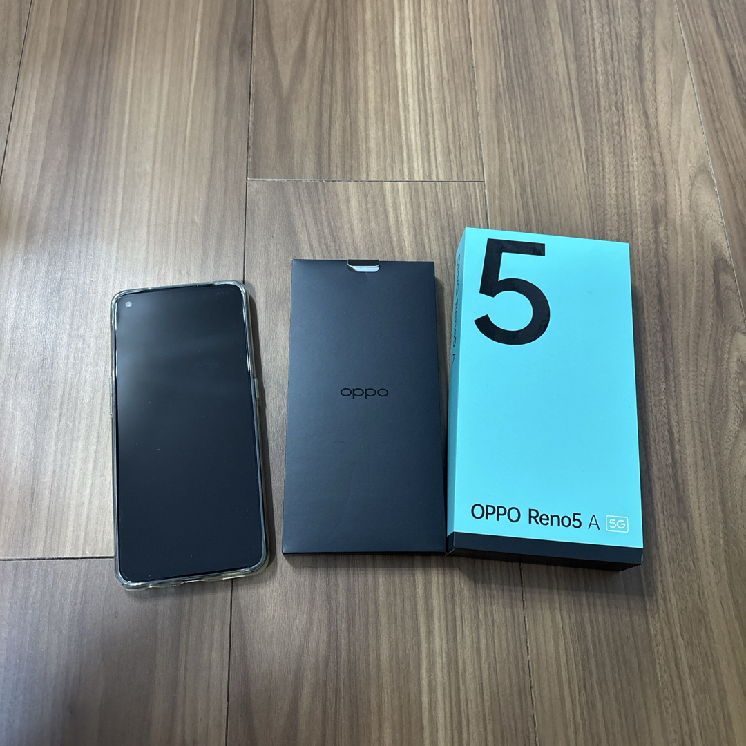 OPPO - OPPO Reno5 A eSIM A103OP アイスブルーの通販 by OPPO - OPPO Reno5 A eSIM A103OP アイスブルーの通販 by