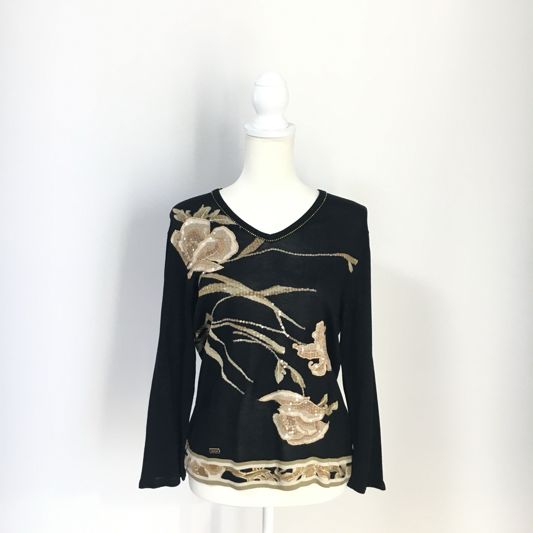 LEONARD - 美品 LEONARD レオナール シルク サマーニット LEONARD - 美品 LEONARD レオナール シルク サマーニット