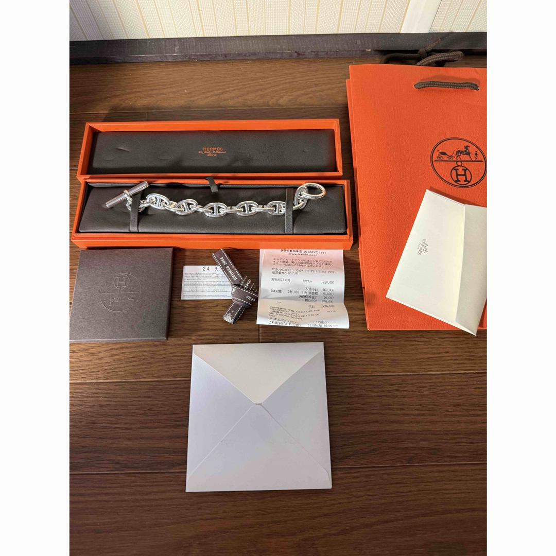 HERMES - HERMES エルメス シェーヌダンクル tgm12コマ 新品未 HERMES - HERMES エルメス シェーヌダンクル tgm12コマ 新品未