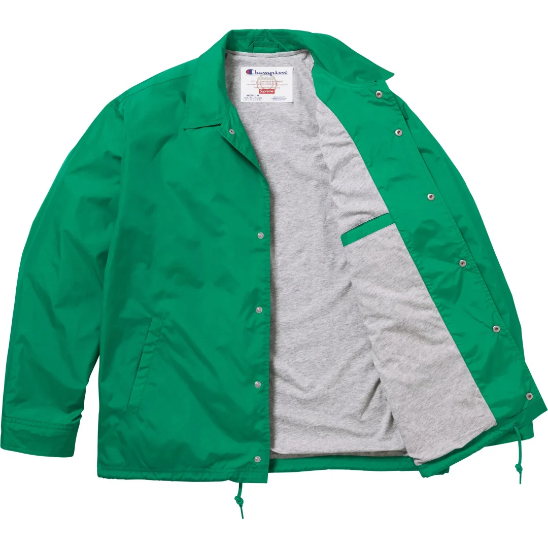 Supreme - Supreme®/Champion® Coaches Jacket 緑の通販 by Supreme - Supreme®/Champion® Coaches Jacket 緑の通販 by