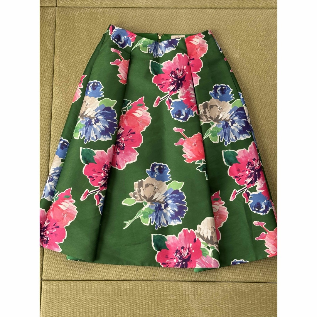 kate spade NEW YORK - kate spade 花柄フレアスカート サイズ0 kate spade NEW YORK - kate spade 花柄フレアスカート サイズ0