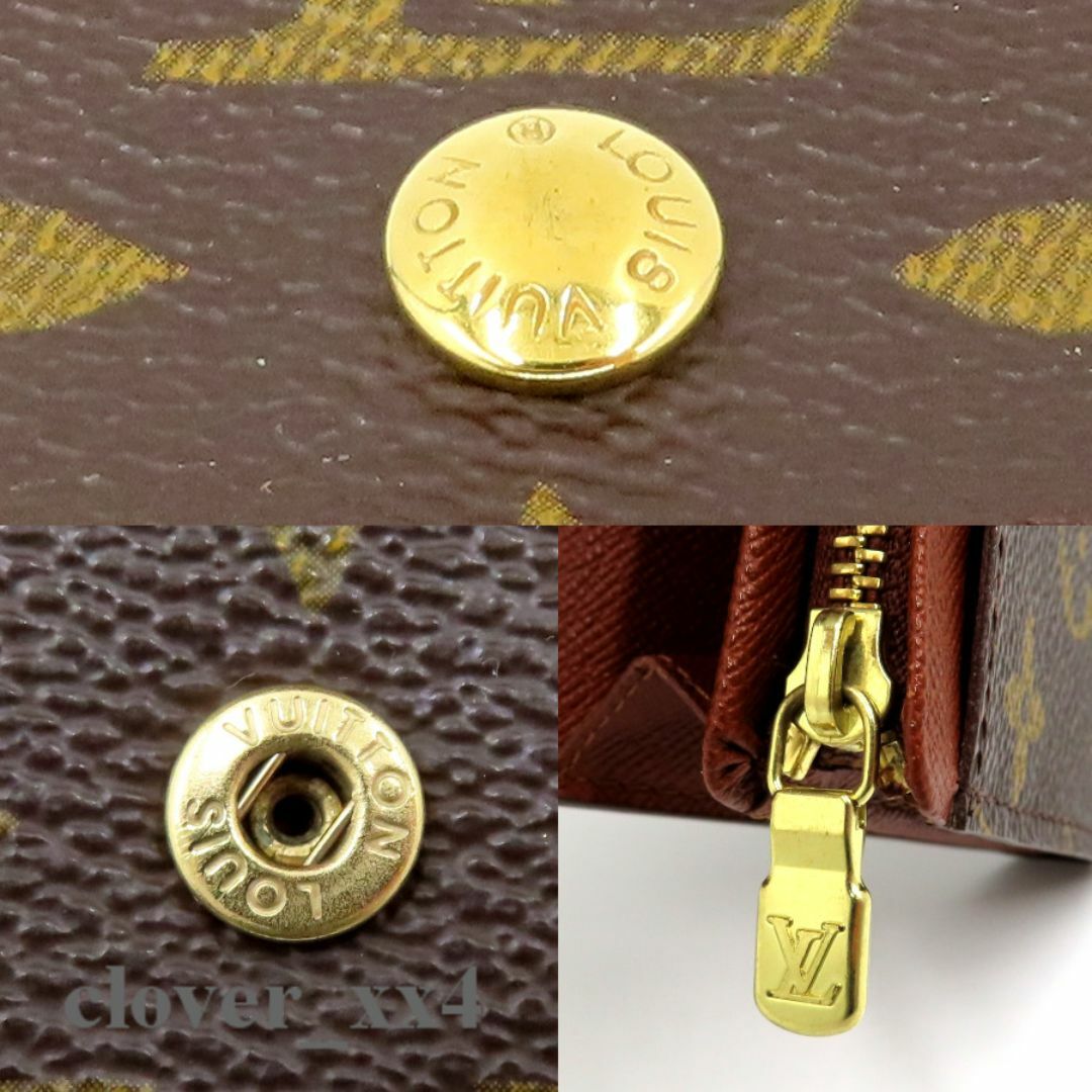 美品】 ルイヴィトン 2つ折り 財布 モノグラム ポルトモネヴィエ