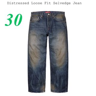 Supreme - Supreme Distressed Loose Selvedge Jeanの通販 by Supreme - Supreme Distressed Loose Selvedge Jeanの通販 by