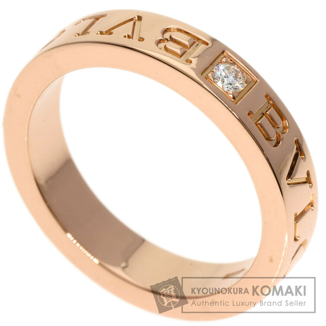 BVLGARI - BVLGARI ダブルロゴ 1P ダイヤモンド リング・指輪 BVLGARI - BVLGARI ダブルロゴ 1P ダイヤモンド リング・指輪