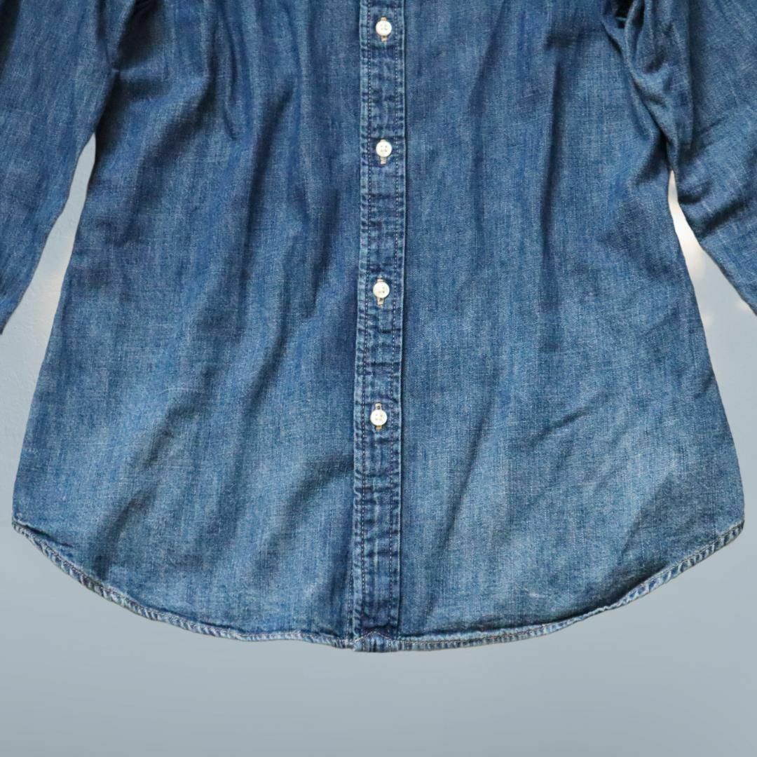 Ralph Lauren - Ralph Lauren デニムシャツ CUSTOM FIT ポニー Ralph Lauren - Ralph Lauren デニムシャツ CUSTOM FIT ポニー