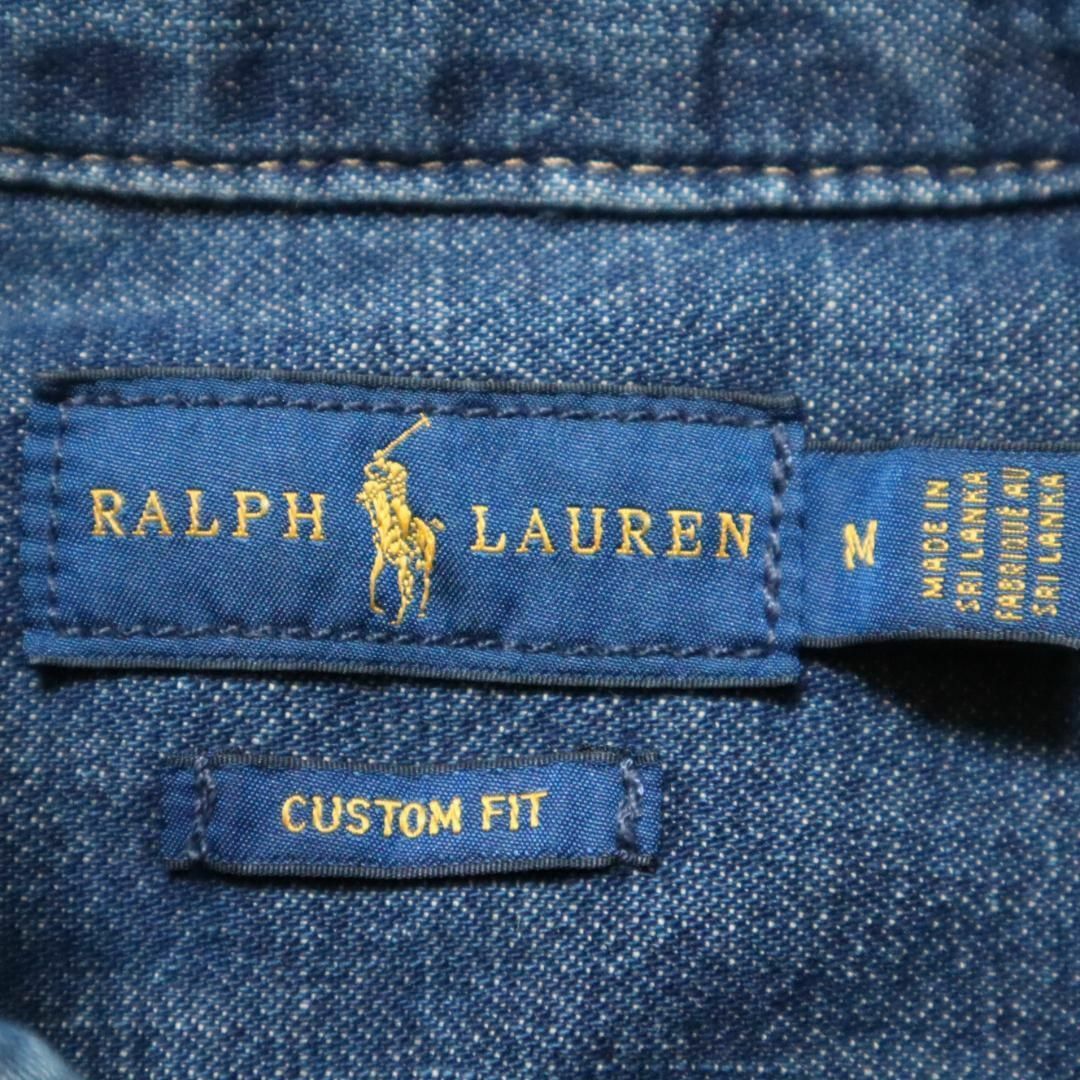 Ralph Lauren - Ralph Lauren デニムシャツ CUSTOM FIT ポニー Ralph Lauren - Ralph Lauren デニムシャツ CUSTOM FIT ポニー