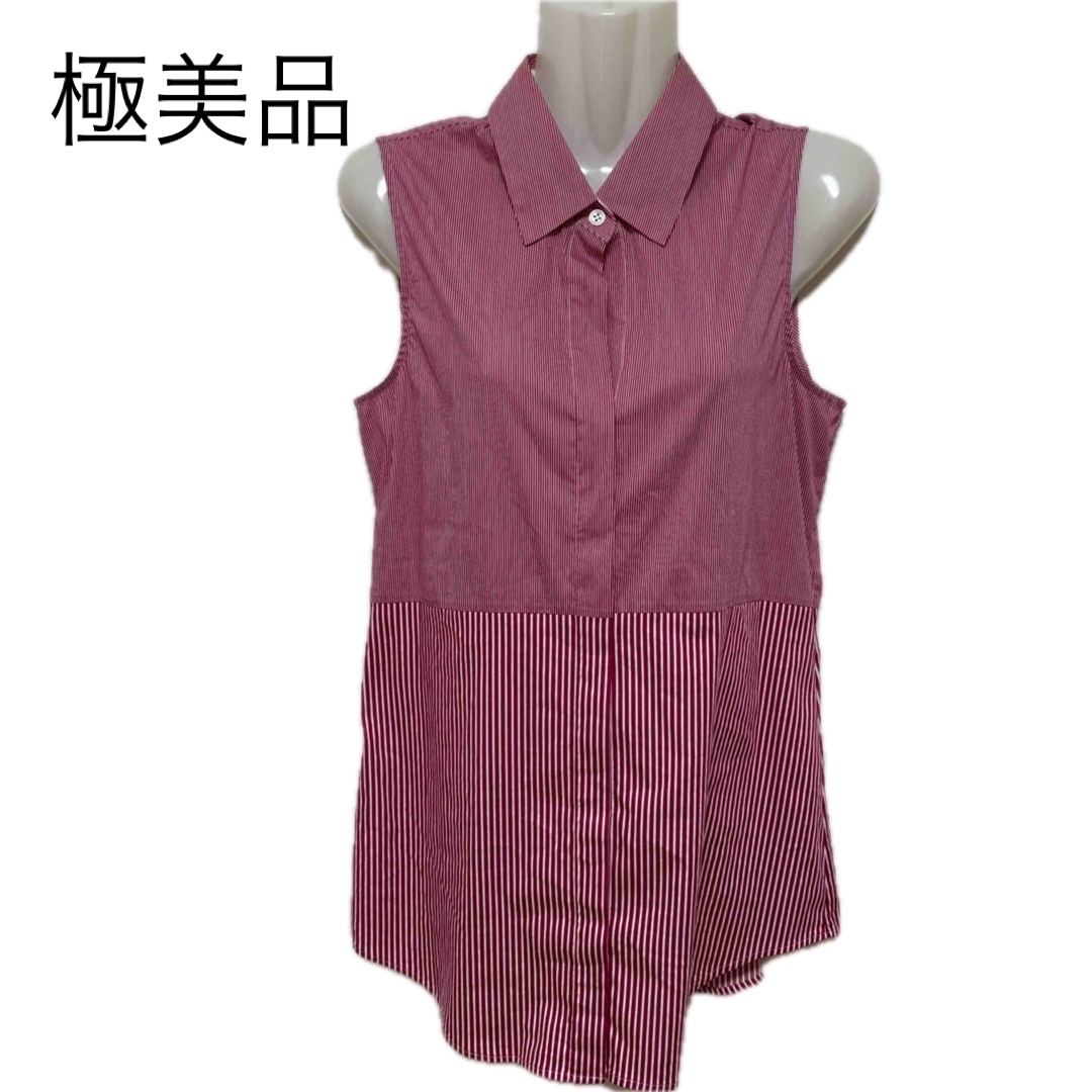 Theory - 極美品 Theory ノースリーブ ストレッチ ブラウスの Theory - 極美品 Theory ノースリーブ ストレッチ ブラウスの