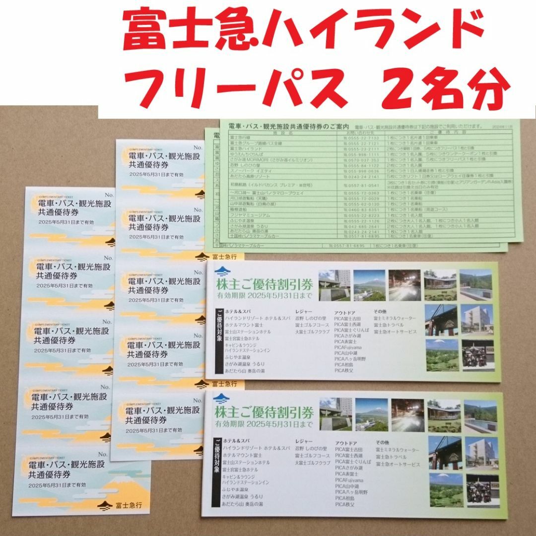 富士急行 株主優待券 10枚 ☆ 即日発送 富士急ハイランド 富士急行 株主優待券 10枚 ☆ 即日発送 富士急ハイランド