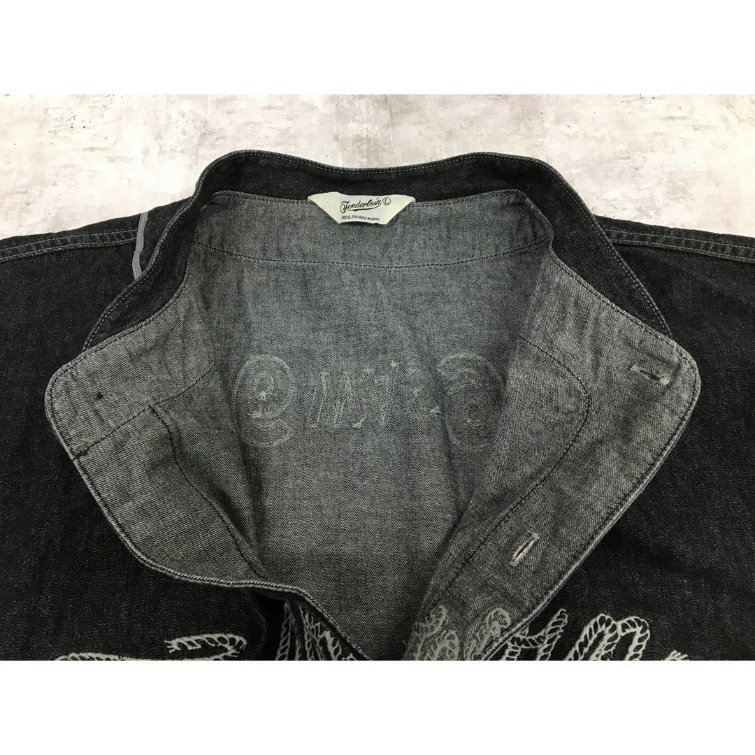 TENDERLOIN - TENDERLOIN BASEBALL SHT DENIM テンダーロイン TENDERLOIN - TENDERLOIN BASEBALL SHT DENIM テンダーロイン