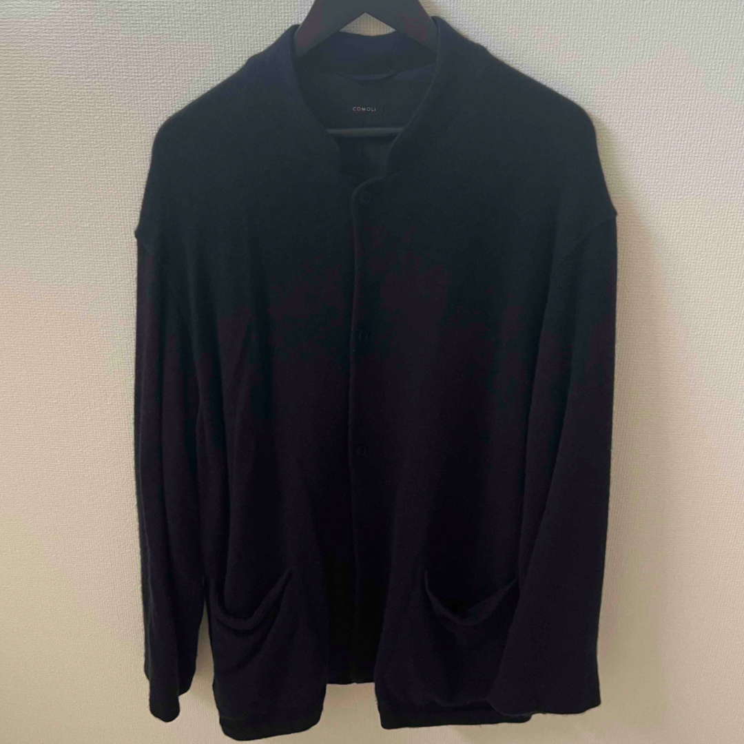 COMOLI - comoli 24aw カシミヤスタンドカラー ニットジャケット COMOLI - comoli 24aw カシミヤスタンドカラー ニットジャケット