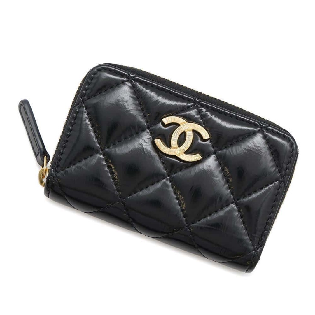 CHANEL - シャネル コインケース マトラッセ ココマーク ジップ CHANEL - シャネル コインケース マトラッセ ココマーク ジップ