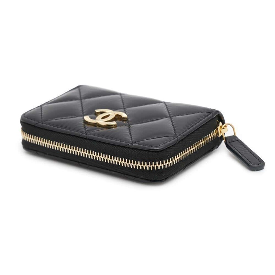 CHANEL - シャネル コインケース マトラッセ ココマーク ジップ CHANEL - シャネル コインケース マトラッセ ココマーク ジップ