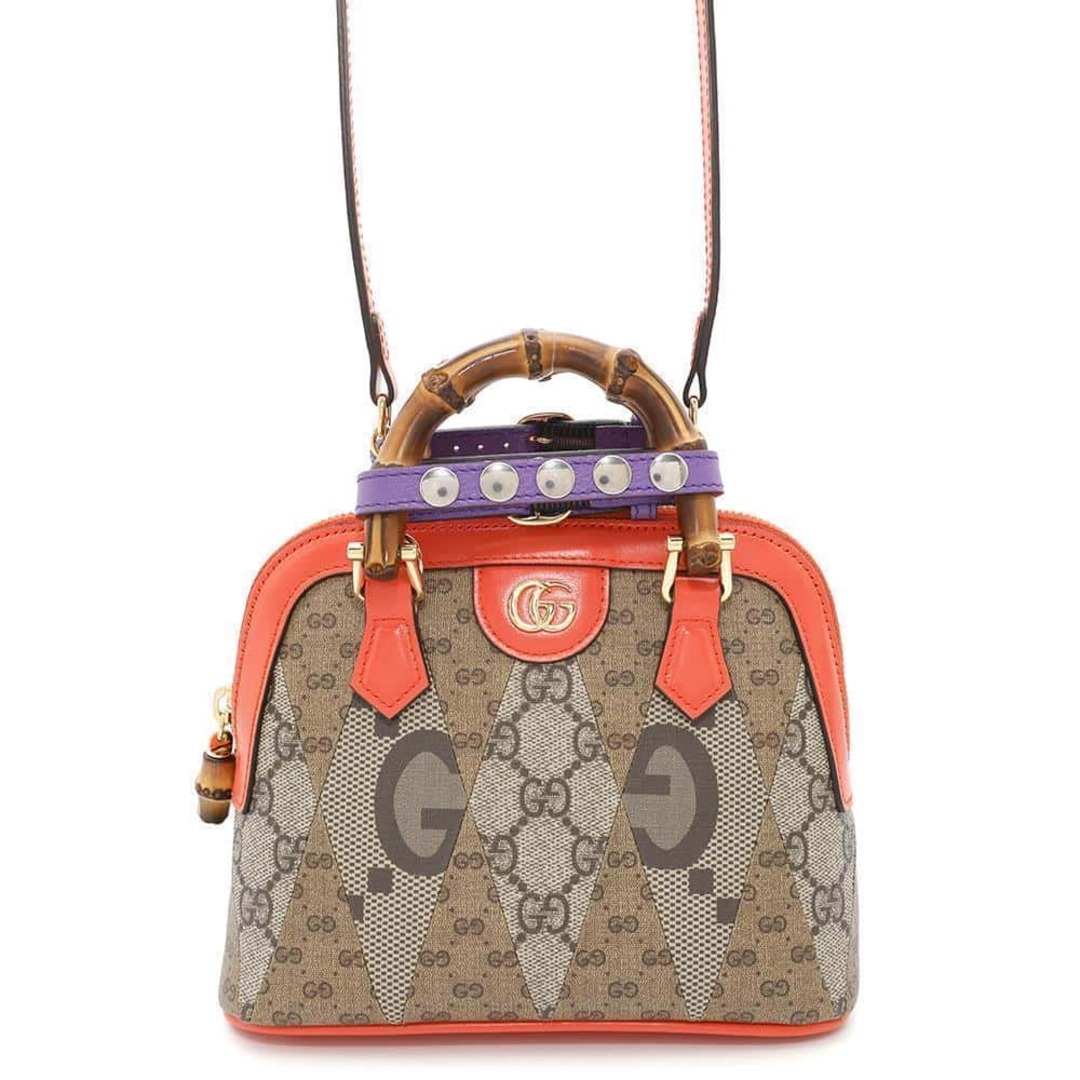 GUCCI - グッチ ハンドバッグ ダイアナ バンブー レザー 715775 GUCCI - グッチ ハンドバッグ ダイアナ バンブー レザー 715775