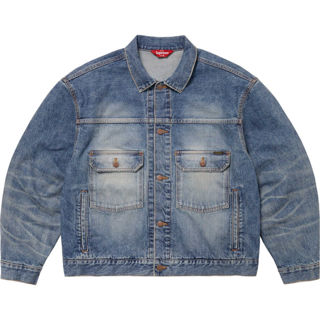 Supreme - Supreme Distressed Selvedge デニムジャケットの通販 Supreme - Supreme Distressed Selvedge デニムジャケットの通販