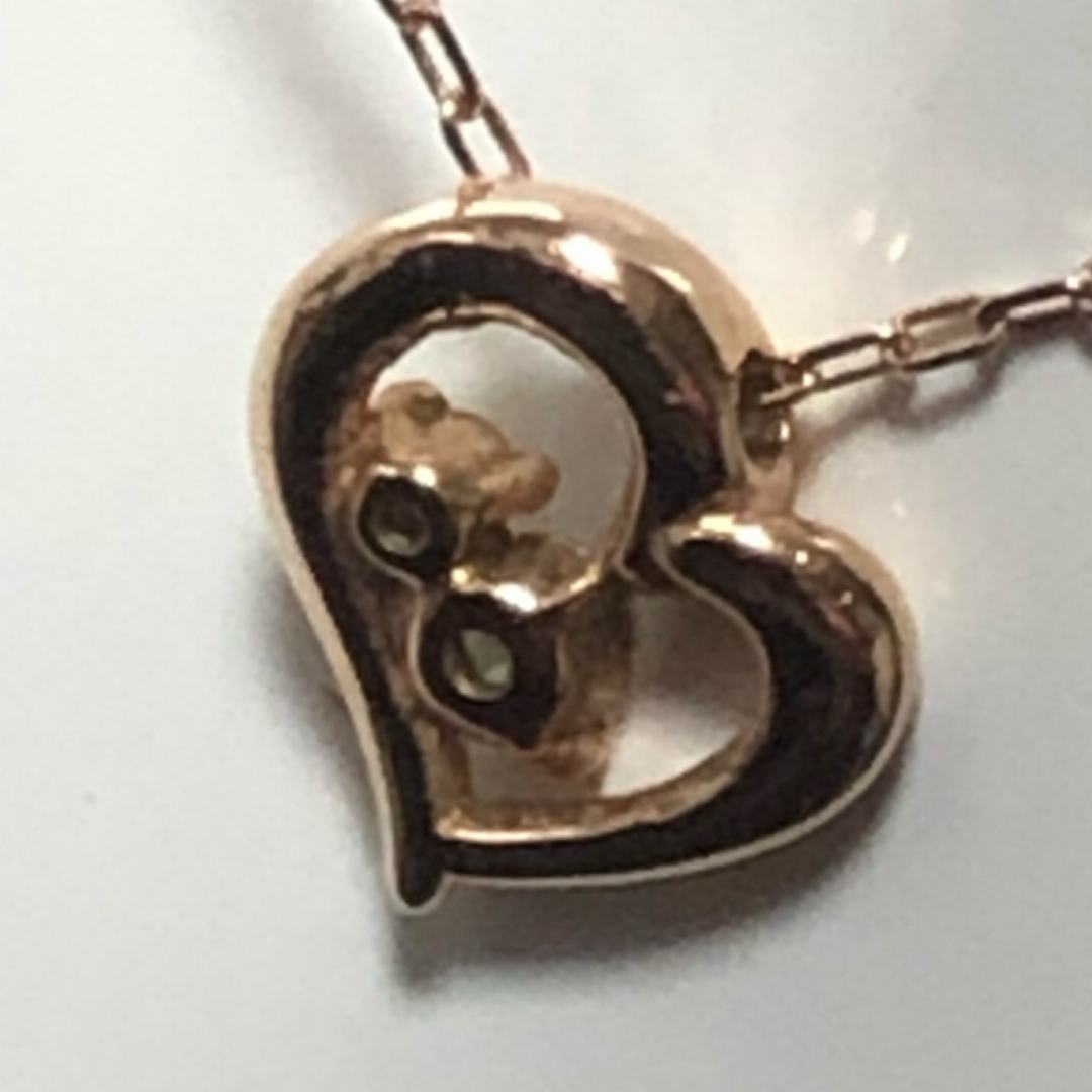 4℃ - 4℃ K10 ダイヤモンド ハート ネックレスの通販 by Momo's 4℃ - 4℃ K10 ダイヤモンド ハート ネックレスの通販 by Momo's