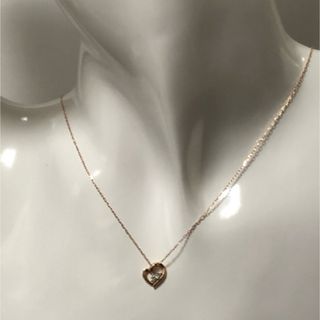 4℃ - 4℃ K10 ダイヤモンド ハート ネックレスの通販 by Momo's 4℃ - 4℃ K10 ダイヤモンド ハート ネックレスの通販 by Momo's