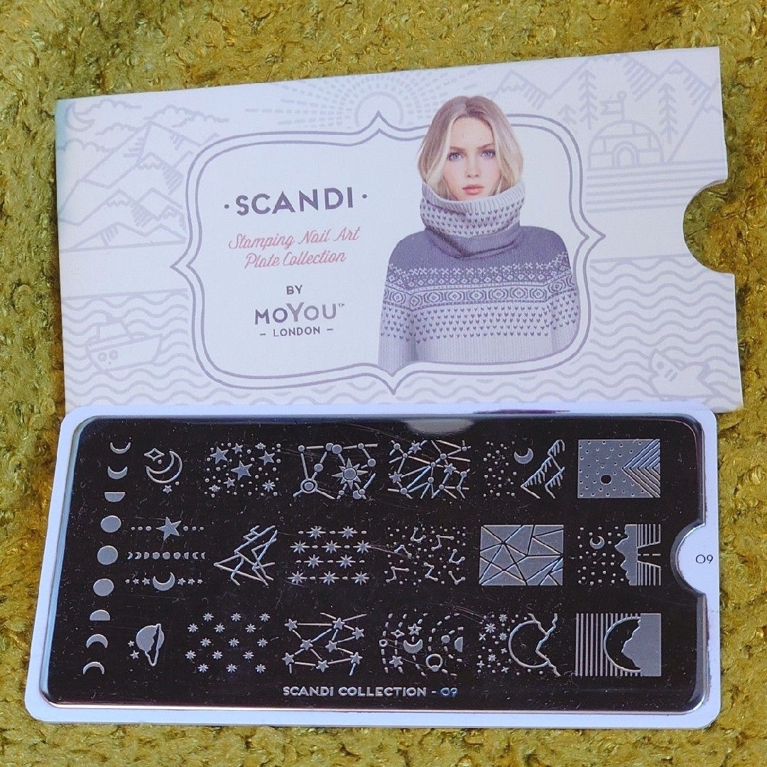 Moyou London スタンピングネイルプレート SCANDI 09の通販 by Moyou London スタンピングネイルプレート SCANDI 09の通販 by