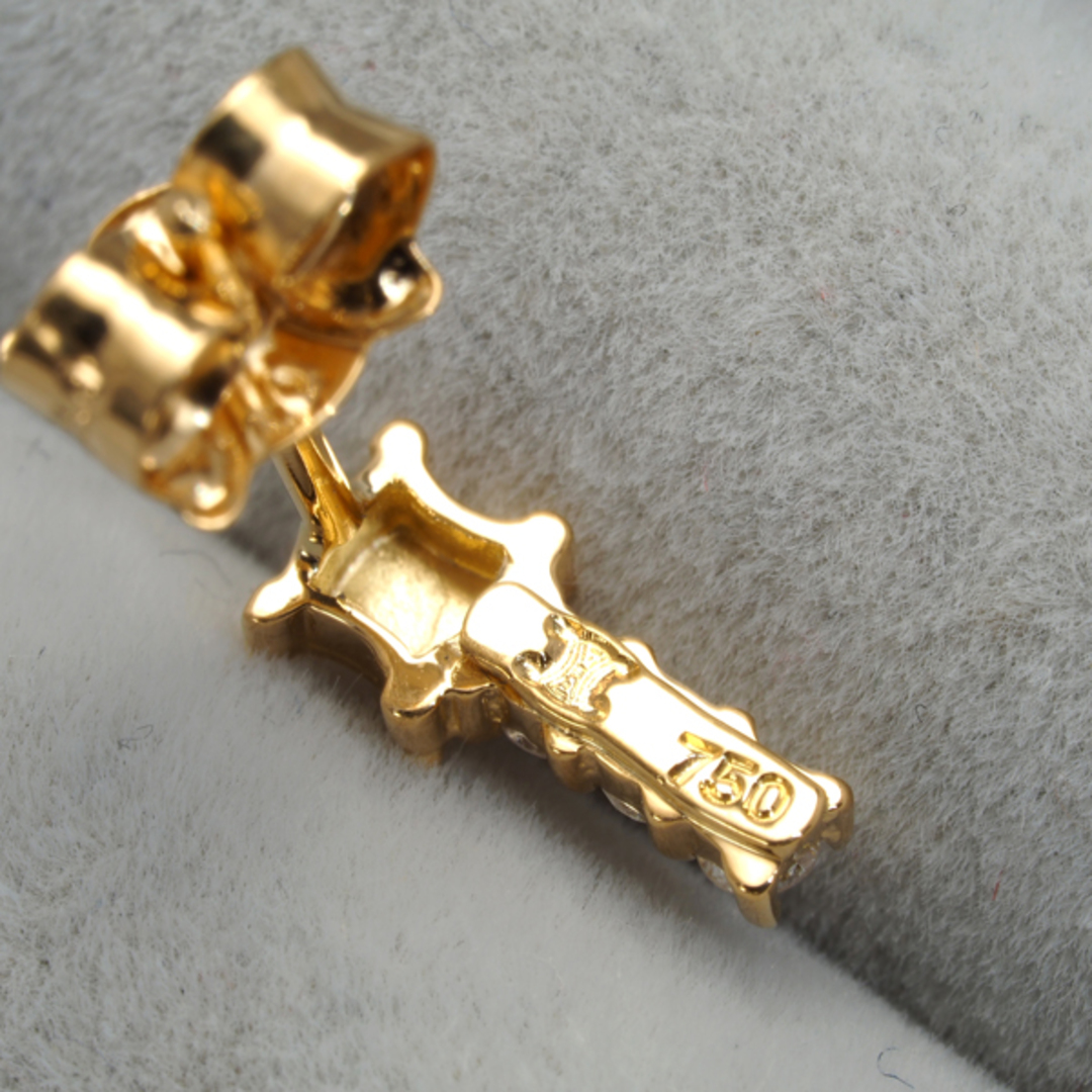 CELINE - セリーヌ ピアス ダイヤ ダイヤモンド 0.12ct マカダム CELINE - セリーヌ ピアス ダイヤ ダイヤモンド 0.12ct マカダム