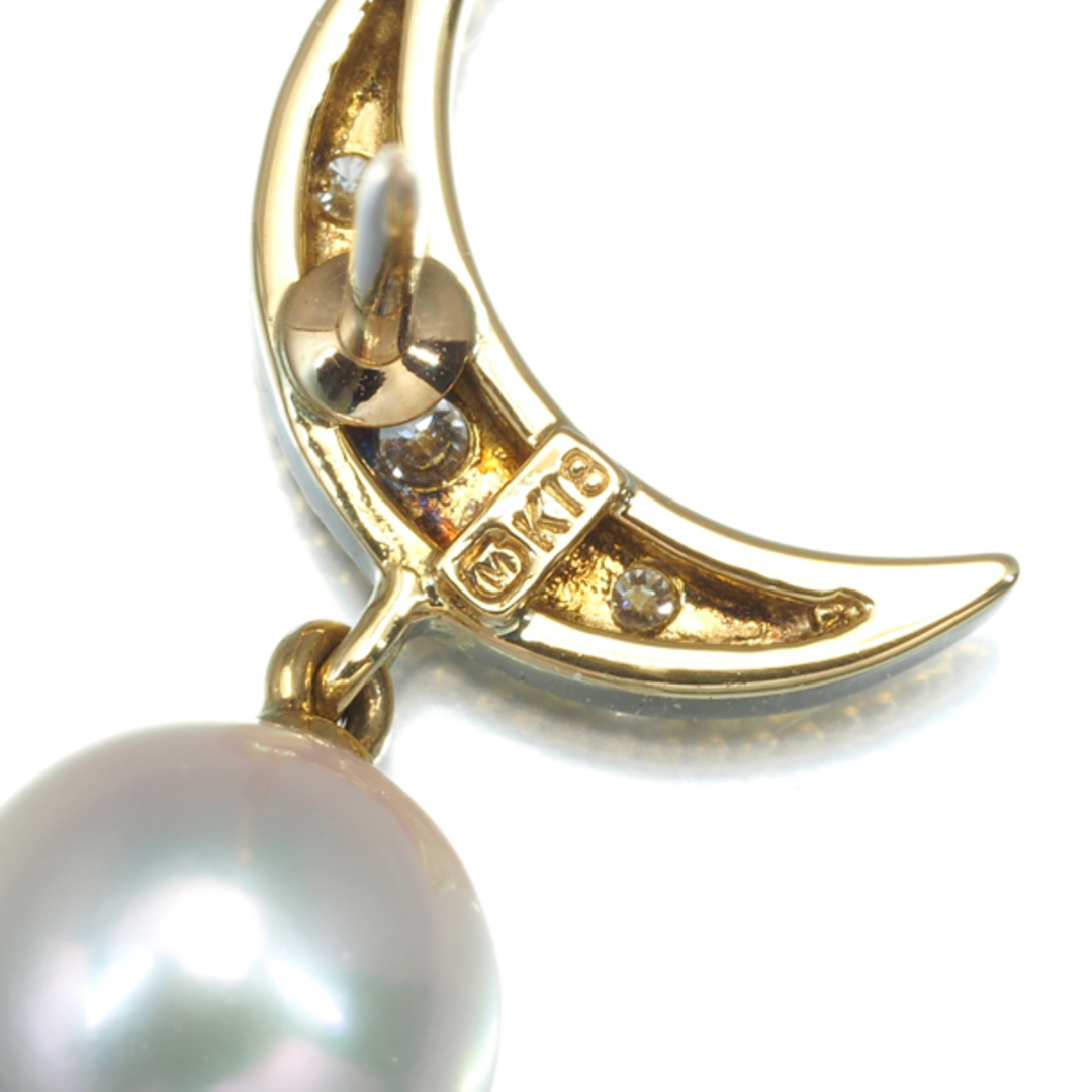 MIKIMOTO - ミキモト ブローチ パール 真珠 7.2mm ダイヤ MIKIMOTO - ミキモト ブローチ パール 真珠 7.2mm ダイヤ