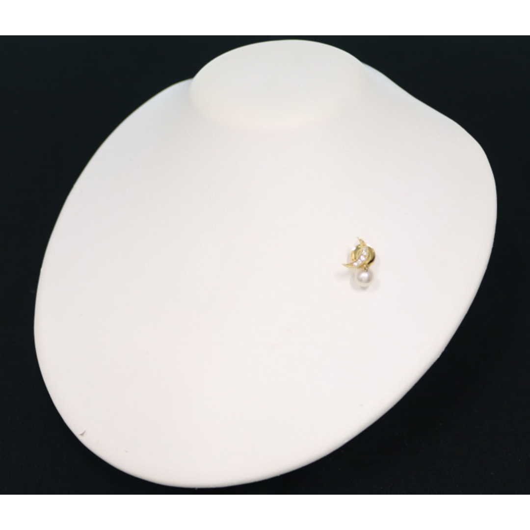 MIKIMOTO - ミキモト ブローチ パール 真珠 7.2mm ダイヤ MIKIMOTO - ミキモト ブローチ パール 真珠 7.2mm ダイヤ