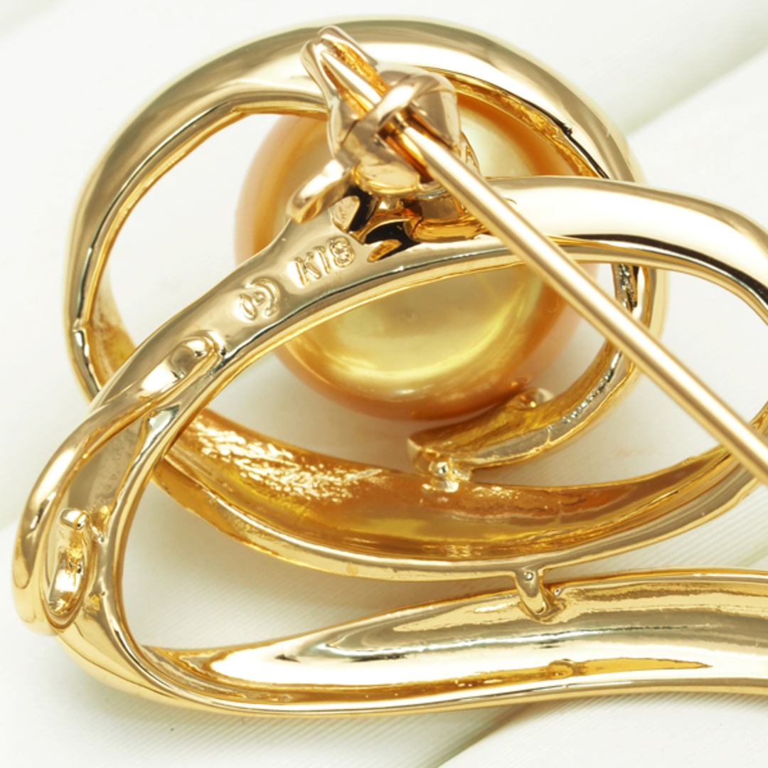 TASAKI - TASAKI タサキ ブローチ ゴールデンパール 真珠 9.8mm TASAKI - TASAKI タサキ ブローチ ゴールデンパール 真珠 9.8mm