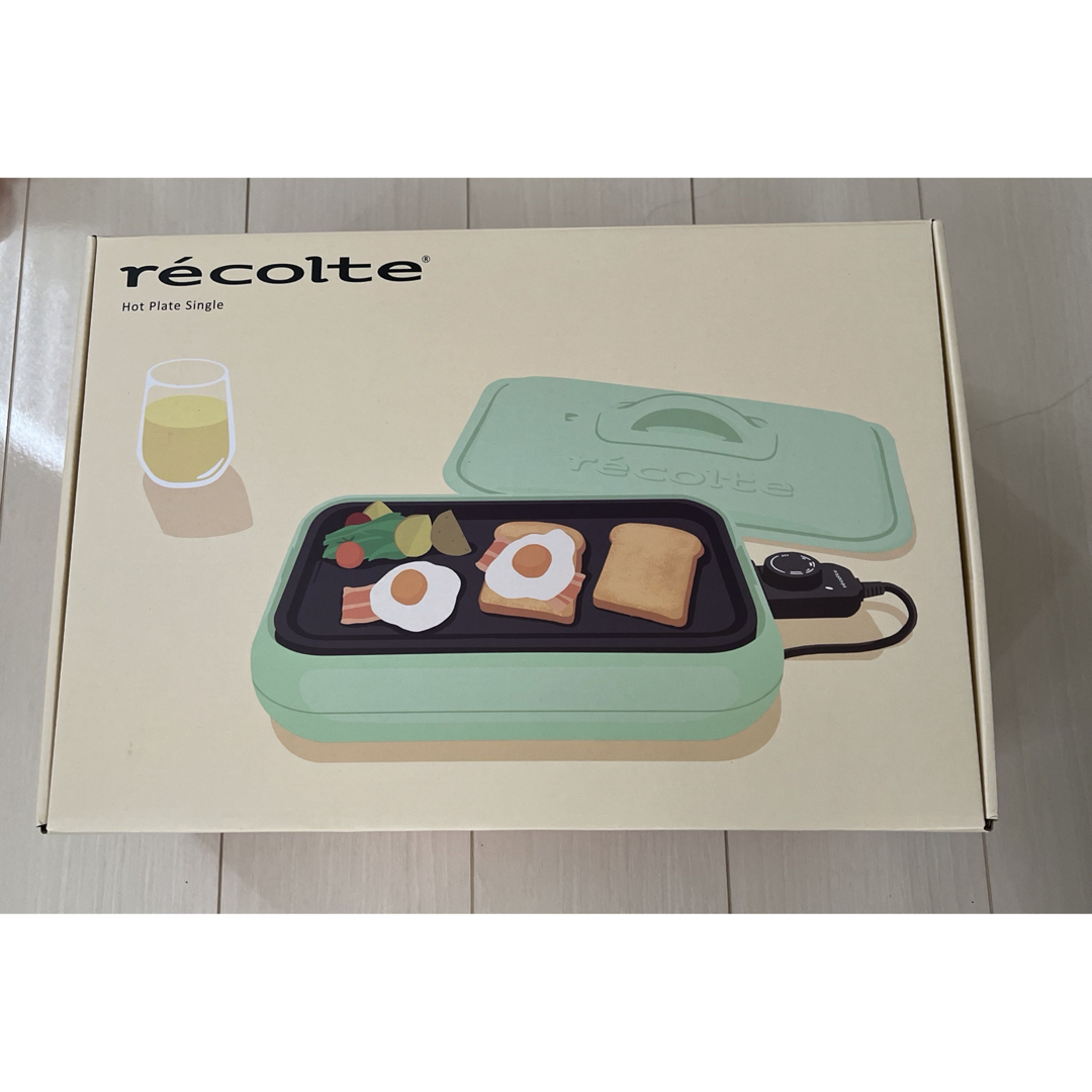 recolte - 【未使用】レコルト ホットプレート シングルの通販 recolte - 【未使用】レコルト ホットプレート シングルの通販