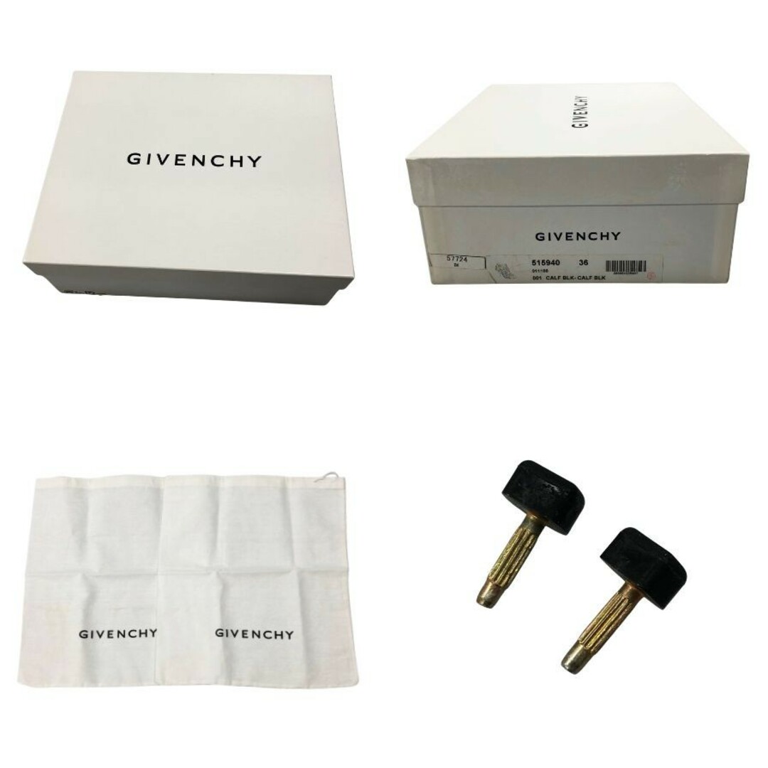 GIVENCHY - ジバンシー ヒールサンダル オープントゥ ブラック GIVENCHY - ジバンシー ヒールサンダル オープントゥ ブラック