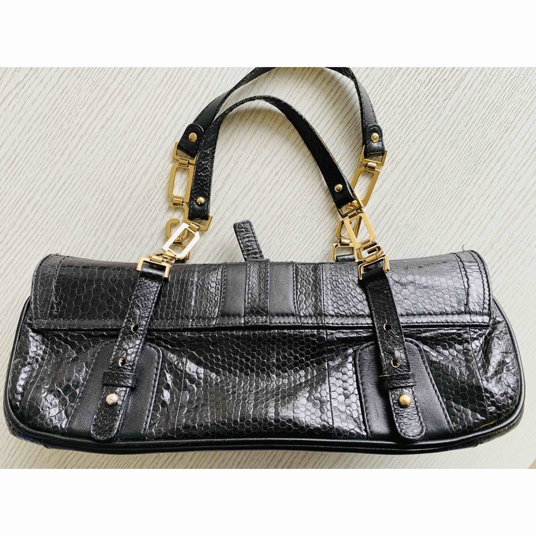 DOLCE&GABBANA - DOLCE&GABBANAブラックバイソンレザー DOLCE&GABBANA - DOLCE&GABBANAブラックバイソンレザー
