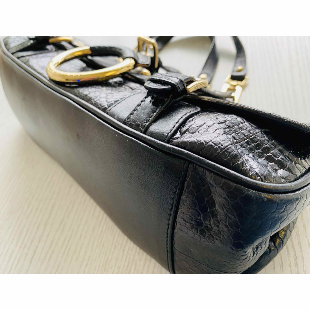 DOLCE&GABBANA - DOLCE&GABBANAブラックバイソンレザー DOLCE&GABBANA - DOLCE&GABBANAブラックバイソンレザー