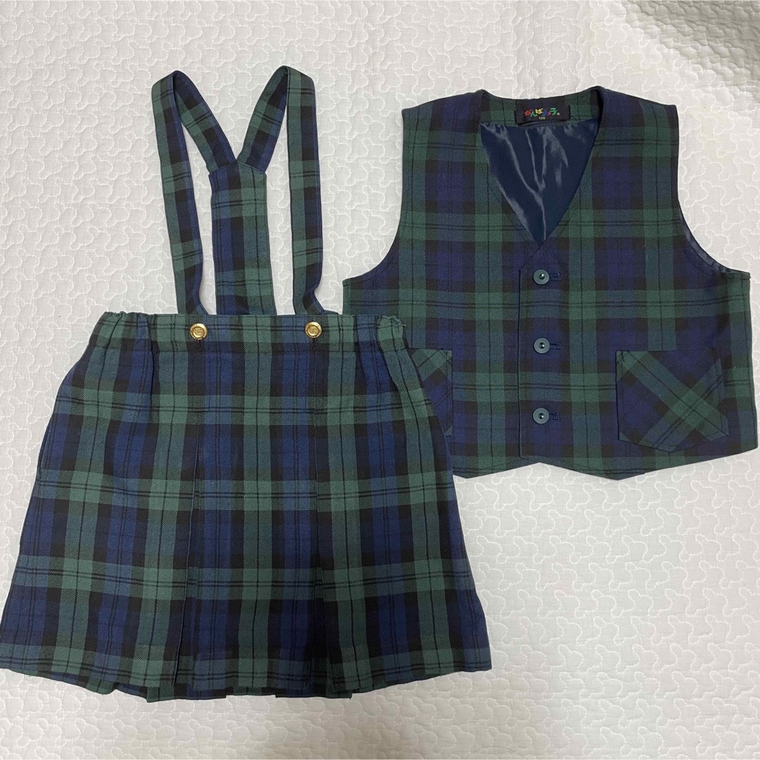 麻生学園 幼稚園 制服 冬スカート ベスト 120 がんばりっ子の 麻生学園 幼稚園 制服 冬スカート ベスト 120 がんばりっ子の