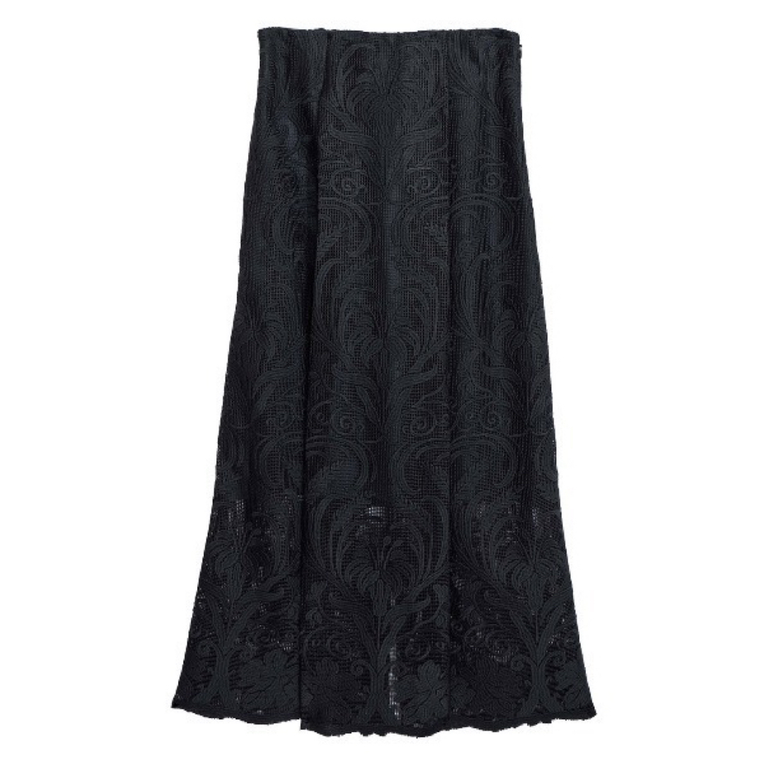 CHLOE A LINE SKIRT ブラック Sサイズ