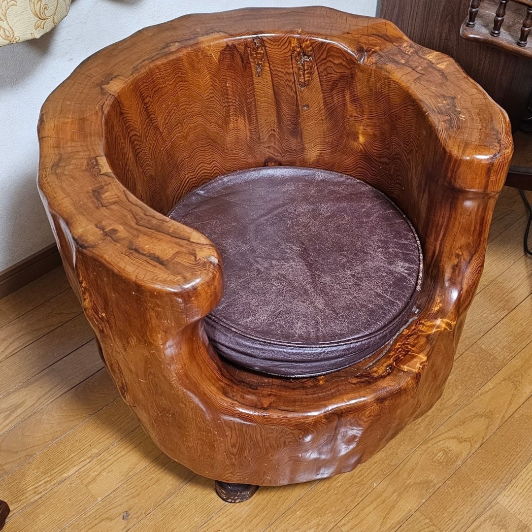 貴重品 屋久杉 王様椅子 木製 椅子の通販 by りらくま's shop 貴重品 屋久杉 王様椅子 木製 椅子の通販 by りらくま's shop