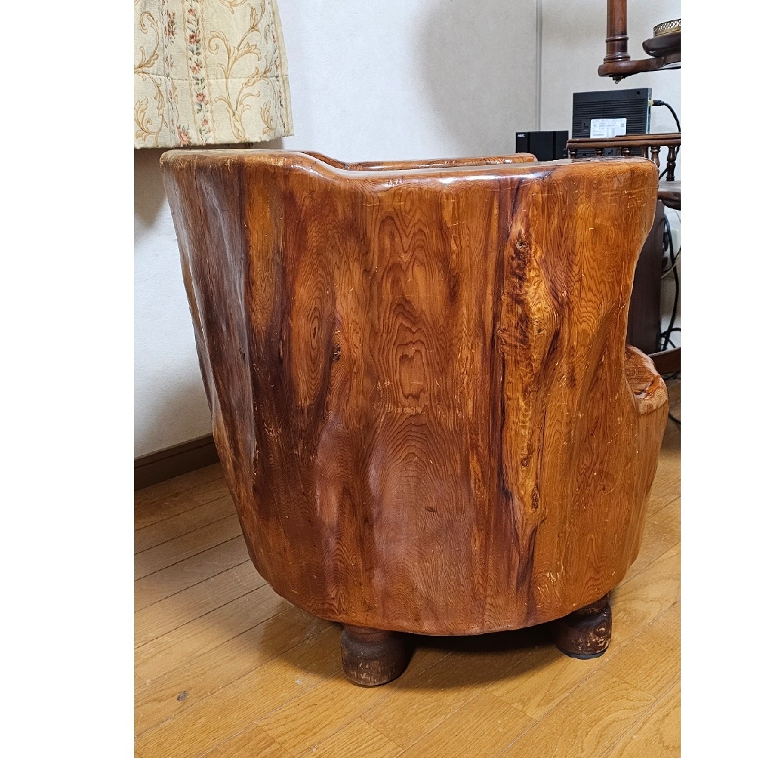 貴重品 屋久杉 王様椅子 木製 椅子の通販 by りらくま's shop 貴重品 屋久杉 王様椅子 木製 椅子の通販 by りらくま's shop