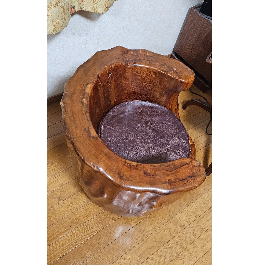 貴重品 屋久杉 王様椅子 木製 椅子の通販 by りらくま's shop 貴重品 屋久杉 王様椅子 木製 椅子の通販 by りらくま's shop
