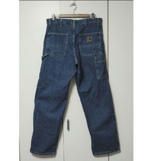 carhartt - 【630】カーハート ビッグワイドデニムパンツ 革 carhartt - 【630】カーハート ビッグワイドデニムパンツ 革