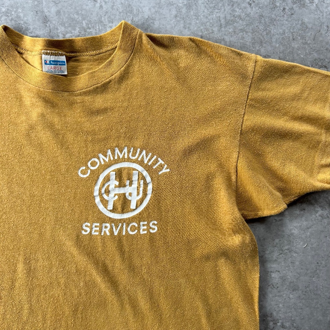 Champion - 70s チャンピオン ヴィンテージtシャツ USA製 L Champion - 70s チャンピオン ヴィンテージtシャツ USA製 L