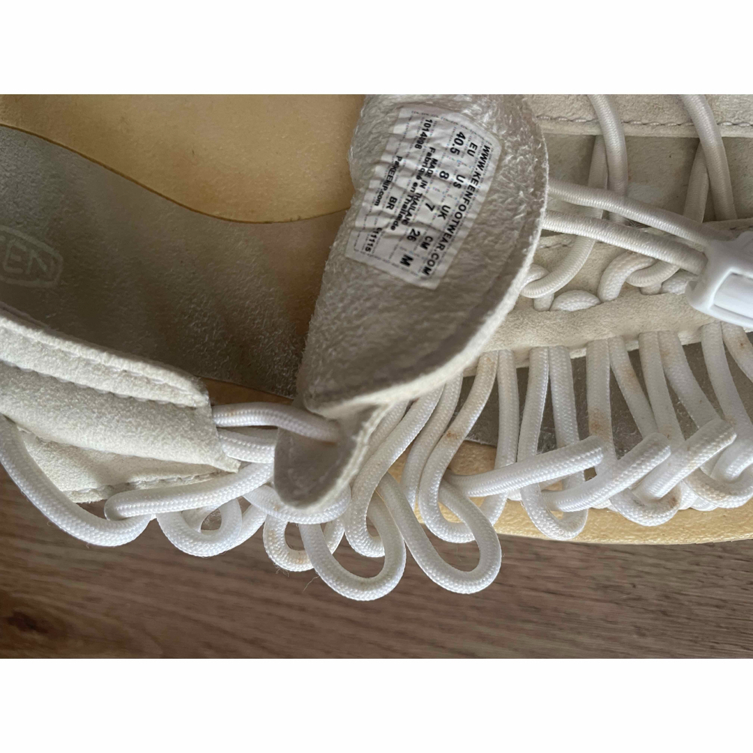 KEEN - 【廃盤カラー】キーンユニーク オフホワイト 26㎝の通販 KEEN - 【廃盤カラー】キーンユニーク オフホワイト 26㎝の通販
