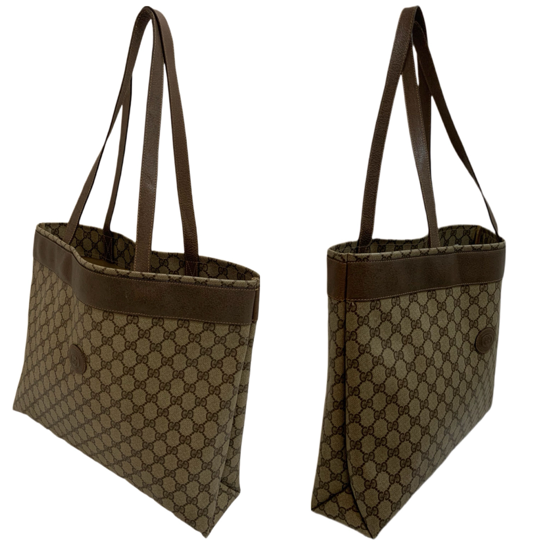GUCCI - OLD GUCCI Accessory Collection GG柄トートバッグの GUCCI - OLD GUCCI Accessory Collection GG柄トートバッグの