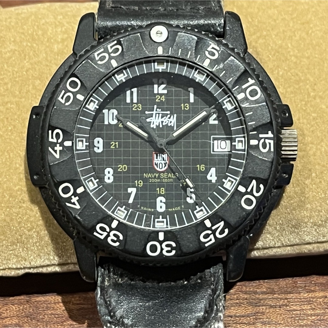 STUSSY - STUSSY ルミノックス×ステューシー 腕時計 稼働品の STUSSY - STUSSY ルミノックス×ステューシー 腕時計 稼働品の