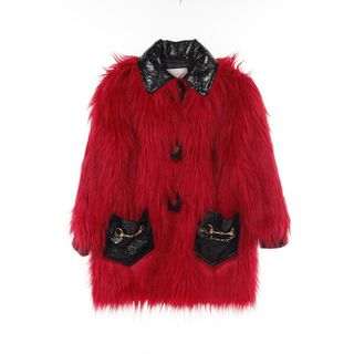GUCCI - 極美品 グッチ GUCCI ポンチョ コート ケープ インター GUCCI - 極美品 グッチ GUCCI ポンチョ コート ケープ インター