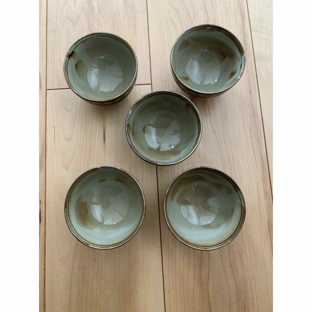 有田焼 - 有田焼 光峰作 汲出揃 湯呑み5客セット 木箱入りの 有田焼 - 有田焼 光峰作 汲出揃 湯呑み5客セット 木箱入りの