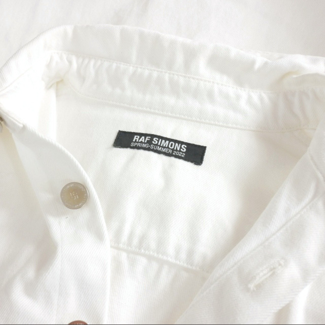 RAF SIMONS - RAF SIMONS 22SS BIG FIT DENIM SHIRT S 白の通販 RAF SIMONS - RAF SIMONS 22SS BIG FIT DENIM SHIRT S 白の通販