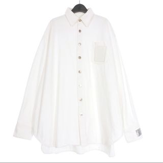 RAF SIMONS - RAF SIMONS ストレート フィット デニム シャツの RAF SIMONS - RAF SIMONS ストレート フィット デニム シャツの