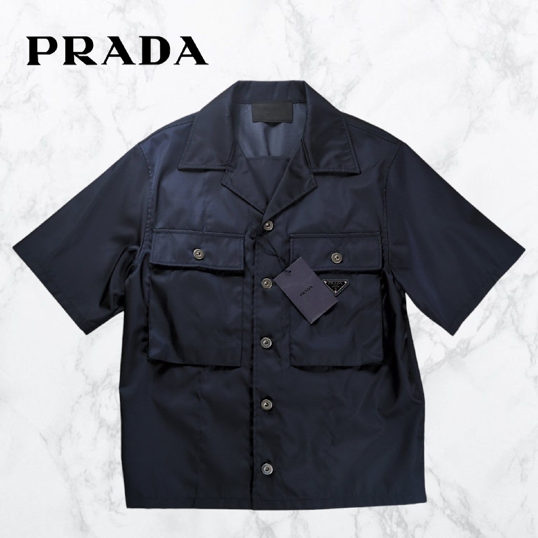 PRADA - 【新品】PRADA 2022年モデル リナイロン カーゴシャツの PRADA - 【新品】PRADA 2022年モデル リナイロン カーゴシャツの