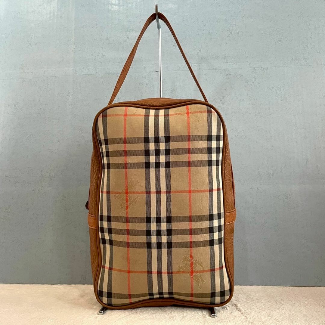 BURBERRY - 【稀少デザイン/美品】 バーバリー ハンドバッグ BURBERRY - 【稀少デザイン/美品】 バーバリー ハンドバッグ