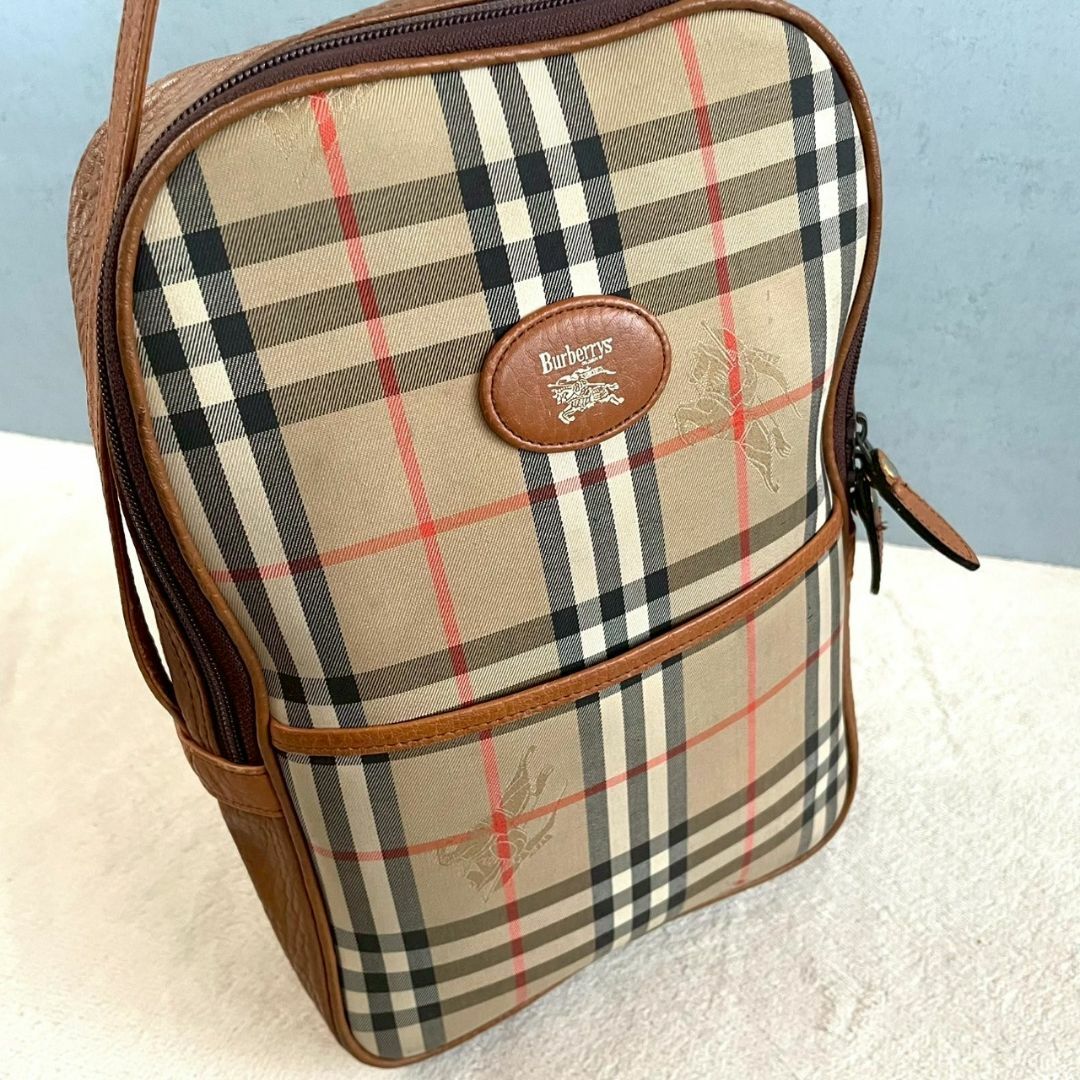 BURBERRY - 【稀少デザイン/美品】 バーバリー ハンドバッグ BURBERRY - 【稀少デザイン/美品】 バーバリー ハンドバッグ